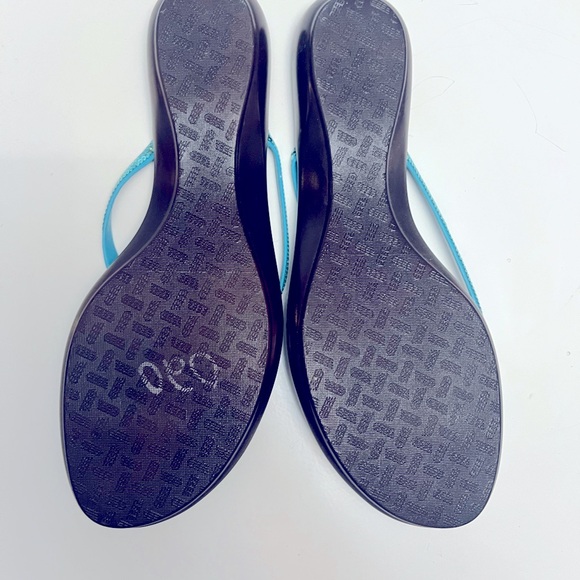 Italian shoemakers, sandals, aqua, 10 - Picture 3 of 3
